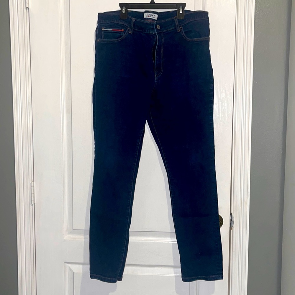 Tommy Hilfiger Men’s Blue Jeans Straight Leg Skinny fit, like new